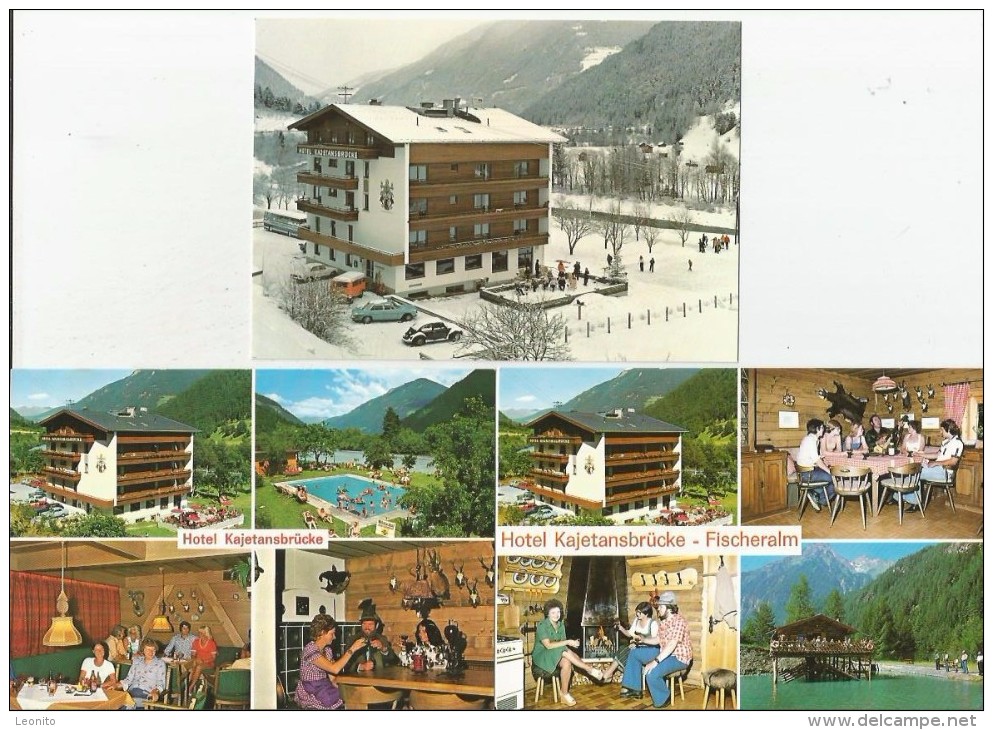 PFUNDS Tirol Landeck Hotel KAJETANSBRÜCKE Restaurant An Der Dreiländerecke 3 Karten - Landeck