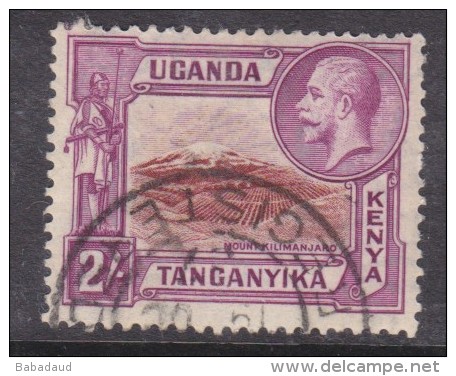 Kenya Uganda Tanganyika George V,  1935, 2/=  , C.d.s Used - Kenya, Ouganda & Tanganyika