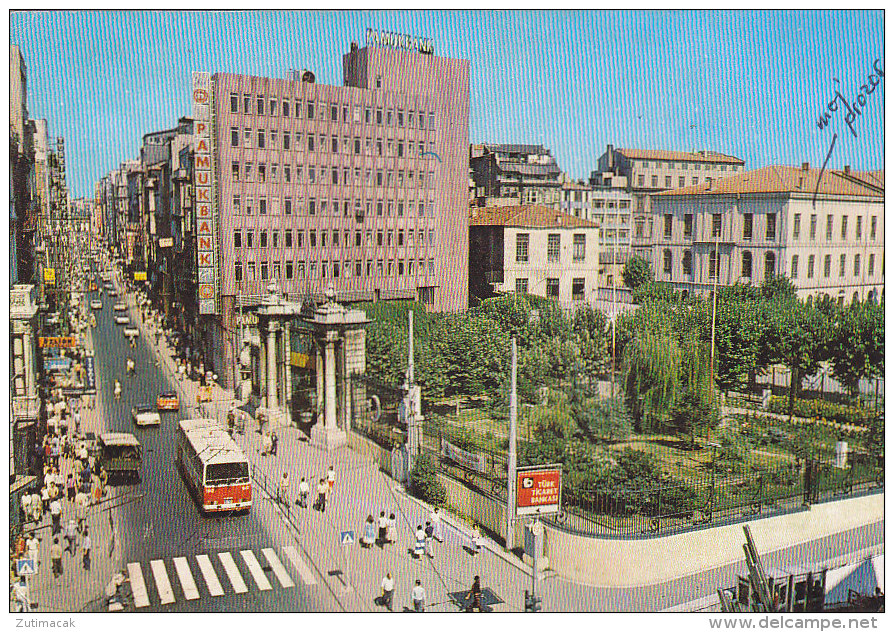 Istanbul - Galatasaray Lisesi - Trolleybus Trolley Bus 1983 - Türkei