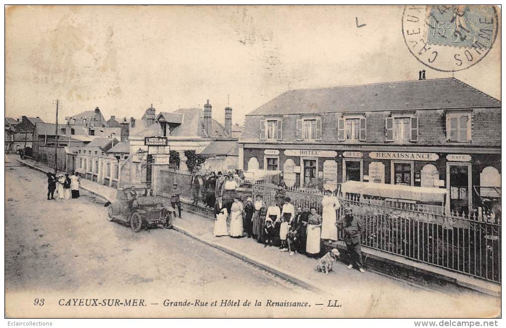 Cayeux Sur Mer     80       La Grande Rue  Hôtel  De La Renaissance - Cayeux Sur Mer