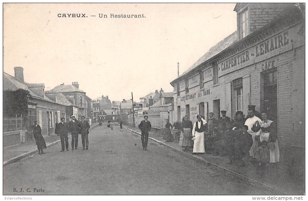 Cayeux Sur Mer     80     Restaurant De Bains.  Carpentier-Lemaire - Cayeux Sur Mer