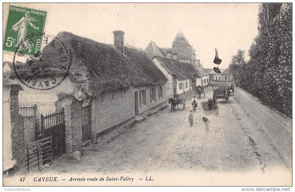 Cayeux Sur Mer     80     Arrivée Route De St Valéry - Cayeux Sur Mer