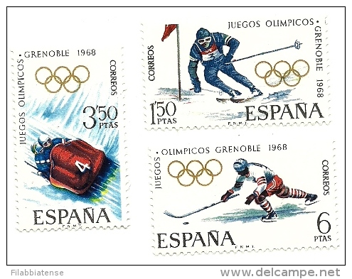 1968 - Spagna 1504/06 Olimpiadi Di Grenoble      ----- - Inverno1968: Grenoble