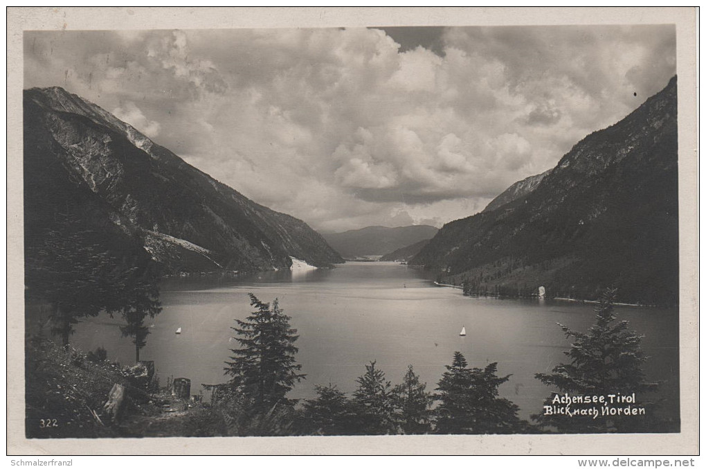 AK Achensee Blick Nach Norden Bei Pertisau Eben Wiesing Scholastika Achenkirch Maurach Jenbach Schwaz Brixlegg - Achenseeorte