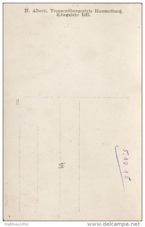 Foto AK 1915 HAMMELBURG - Soldaten (A105, Ww1, Wk 1) - Hammelburg