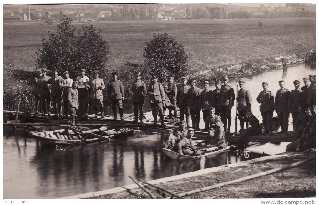 Foto AK 1915 HAMMELBURG - Soldaten Bauen Eine Brücke (A105, Ww1, Wk 1) - Hammelburg