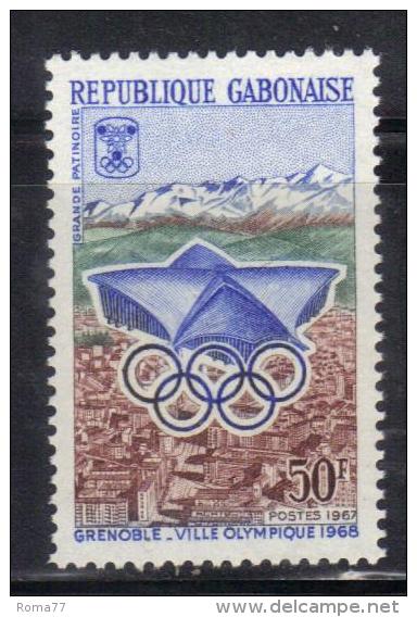 OL-E2 - Gabon 1967 _ Mi 272 - Winter Olympics 1968  ***  MNH - Inverno1968: Grenoble