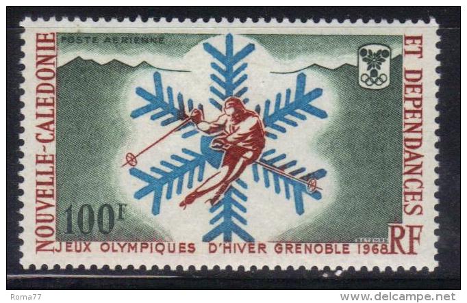 OL-E23 -  NEW CALEDONIA 1967 WINTER OLYMPICS  Grenoble  ***  MNH . Complete Set - Inverno1968: Grenoble