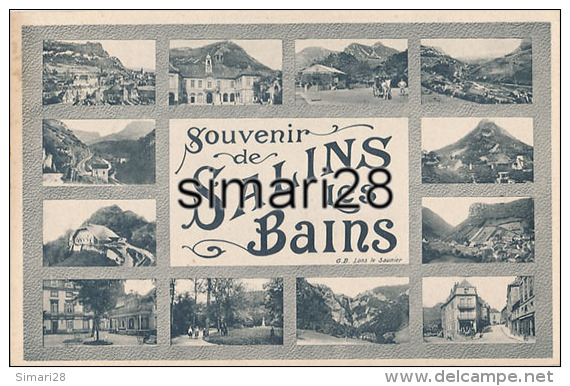 SALINS-LES-BAINS - SOUVENIR DE SALINS-LES-BAINS - Sonstige & Ohne Zuordnung