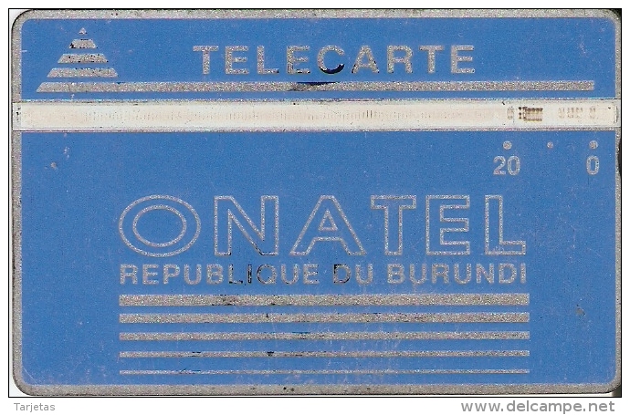 TARJETA DE BURUNDI DE 20 UNITS DE ONATEL (001B) - Burundi