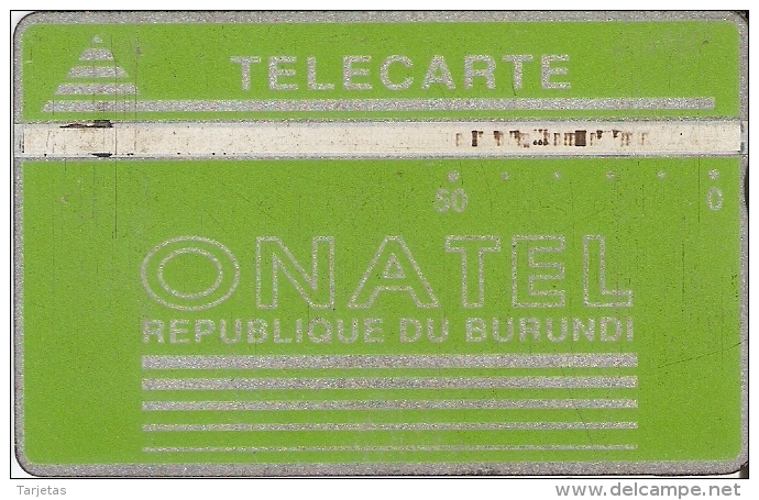 TARJETA DE BURUNDI DE 50 UNITES DE ONATEL (106C) - Burundi