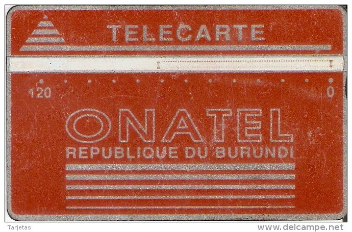 TARJETA DE BURUNDI DE 120 UNITES DE ONATEL (001B) - Burundi