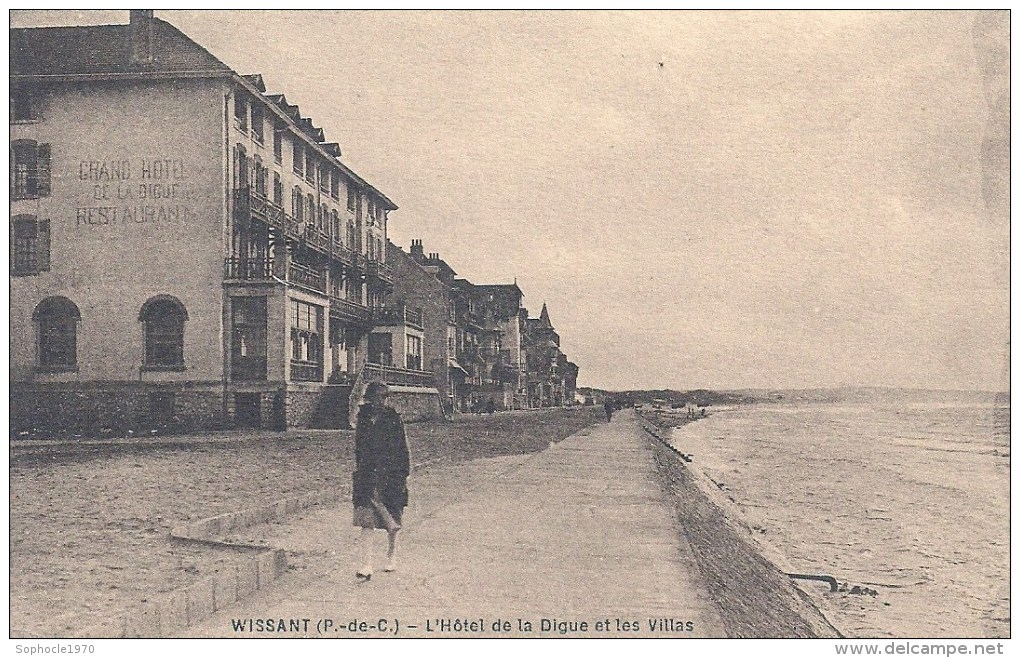 NORD PAS DE CALAIS - 62 - PAS DE CALAIS  WISSANT -Hôtel De La Digue Et Les Villas - Wissant