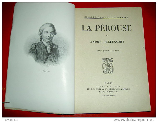 La Pérouse  André Bellessort  1926  Voyage De La Boussole Et L´ Astrolabe - 1901-1940