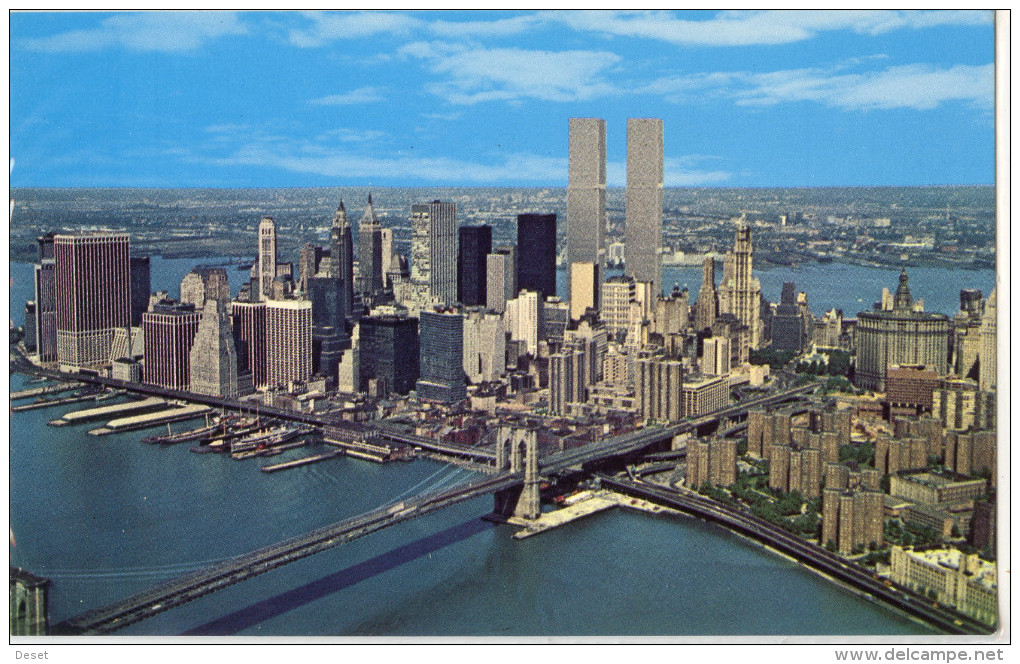 New York Brooklyn Bridge Old Postcard Unused Bb - Brooklyn