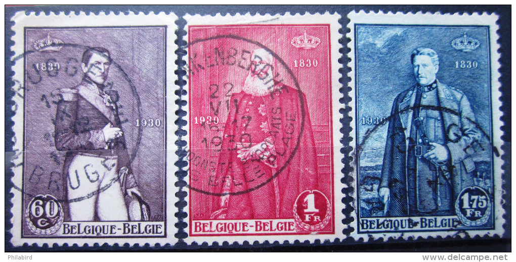 BELGIQUE              N° 302/304                OBLITERE - Used Stamps