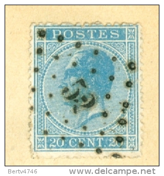 België/Belgique 18  L 52  Braine L´Alleud  Nipa + 150 - 1865-1866 Profile Left