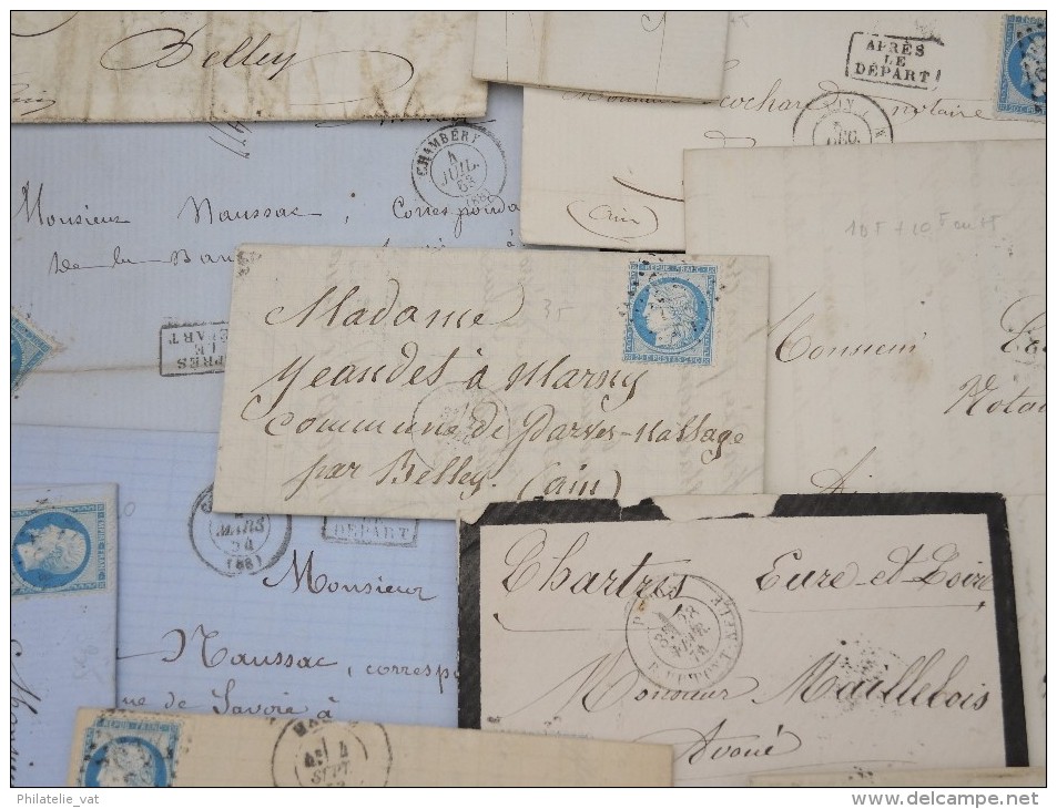 FRANCE - Lot De  20  Lettres Classiques Diverses - A étudier - Lot N° 6854 - 1849-1876: Période Classique