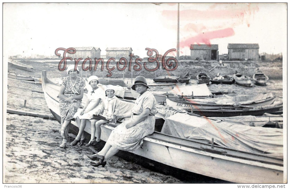 (33) La Teste De Buch - Un Groupe De Balladeuses En Promenade En Vacances 1930 - Carte Photo - 2 SCANS - Autres & Non Classés