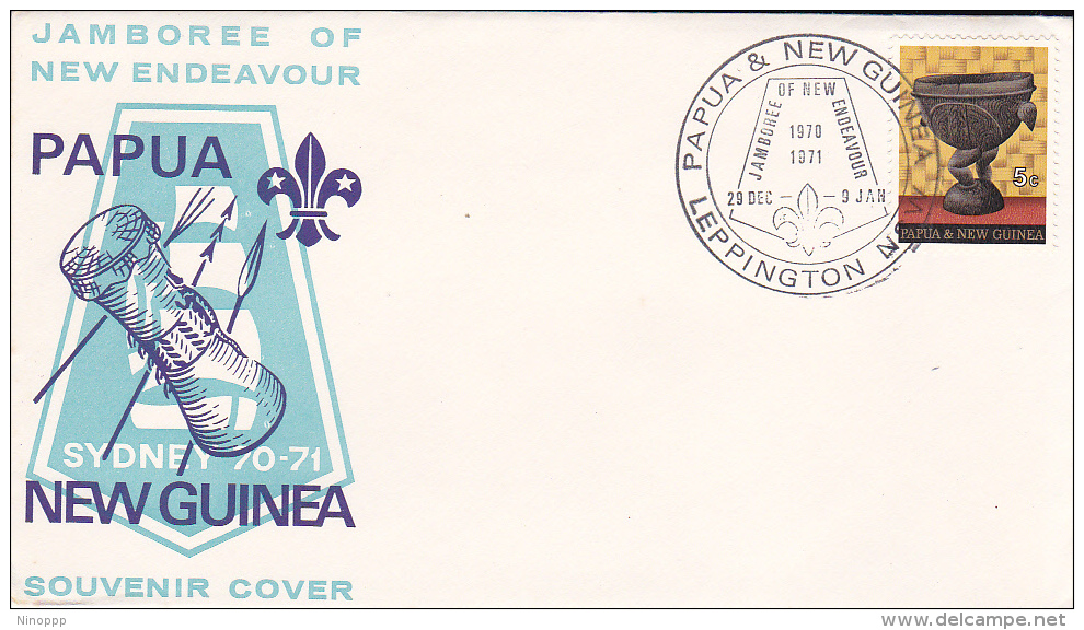 Papua New Guinea 1970 Jamboree Of New Endeavour Souvenir Cover - Papua New Guinea