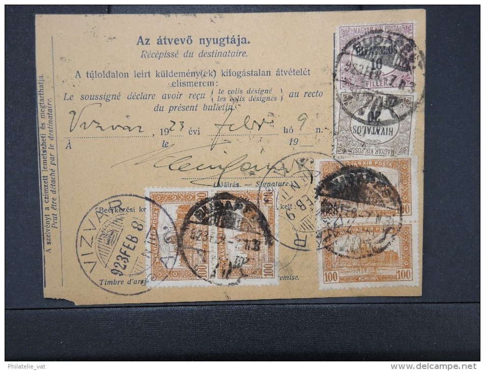 HONGRIE - Détaillons Collection De Bulletins  D Expéditions  - Colis Postaux  - A Voir - Lot N° P5415 - Paquetes Postales