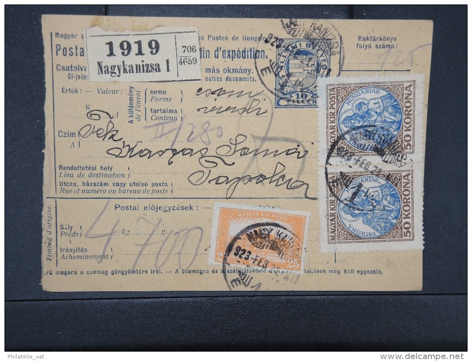 HONGRIE - Détaillons Collection De Bulletins  D Expéditions  - Colis Postaux  - A Voir - Lot N° P5418 - Paketmarken