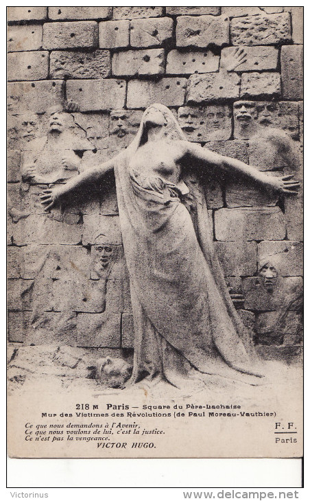 PARIS, Square Du Père-Lachaise - Mur Des Victimes Des Révolutions - Arrondissement: 20