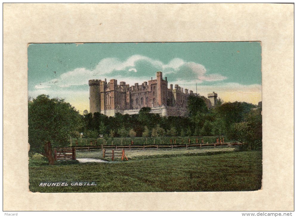 54349     Regno  Unito,  Arundel  Castle,  VG  1909 - Arundel