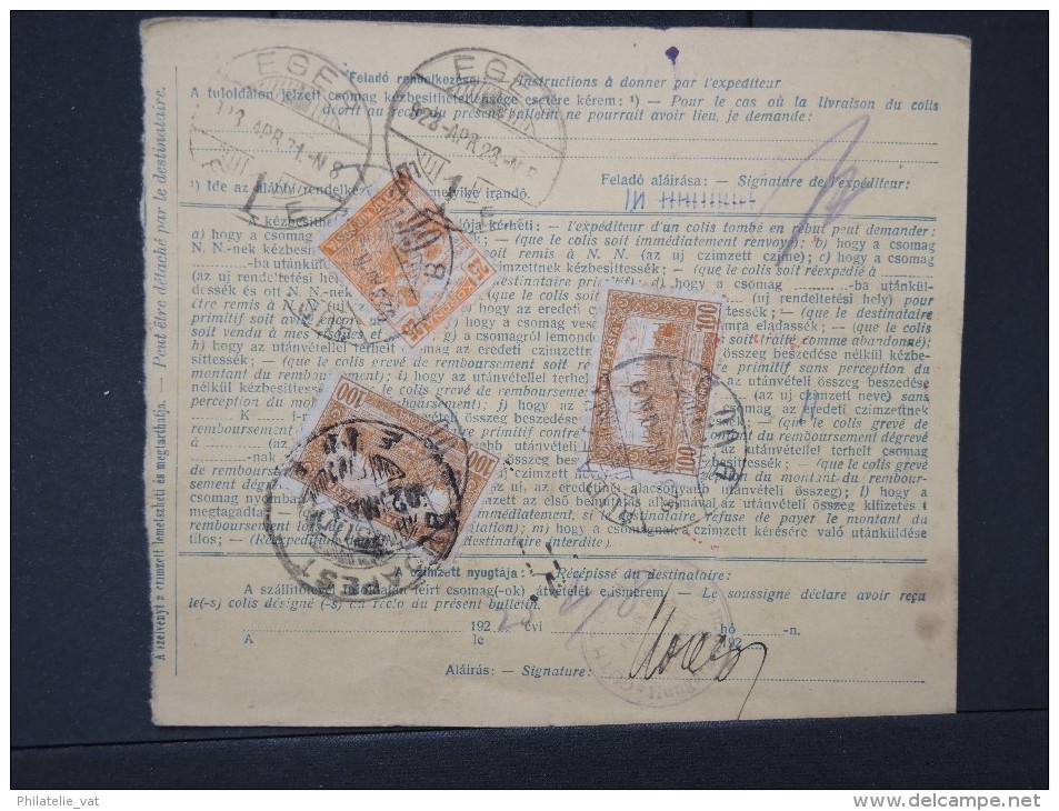 HONGRIE - Détaillons Collection De Bulletins  D Expéditions  - Colis Postaux  - A Voir - Lot N° P5446 - Interi Postali