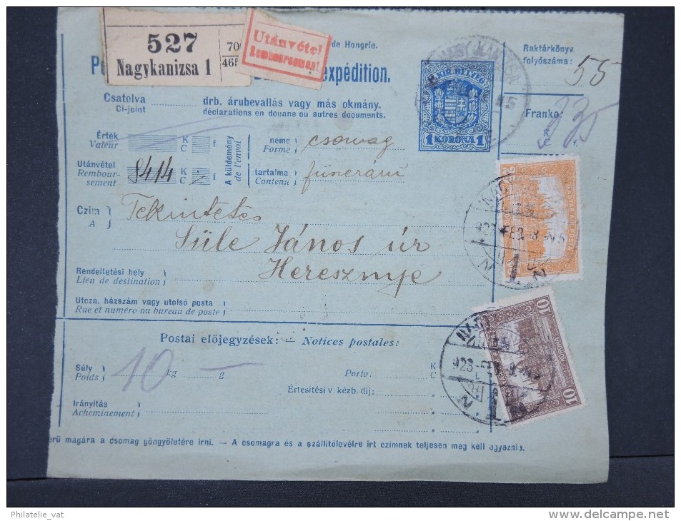 HONGRIE - Détaillons Collection De Bulletins  D Expéditions  - Colis Postaux  - A Voir - Lot N° P5447 - Entiers Postaux