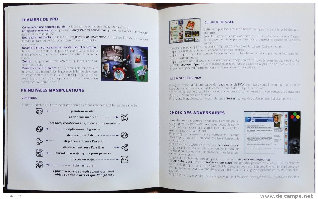 Les Guignols de l´Info - " Le cauchemar de PPD " - CD ROM Version MAC