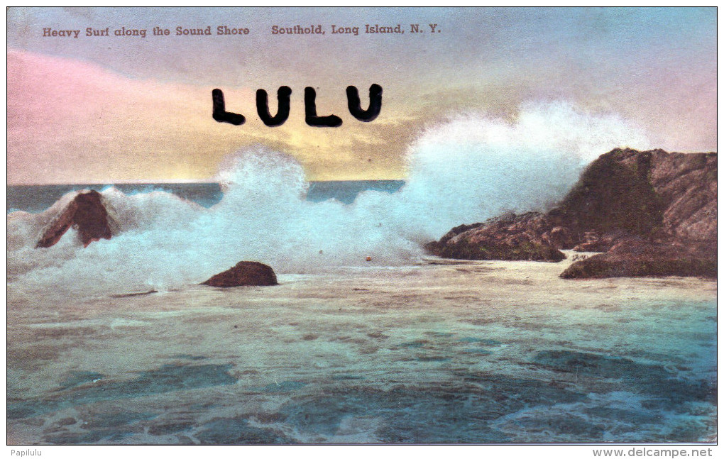 ETATS-UNIS : Heavy Surf The Soud Shore, Southold , Long Island - Long Island