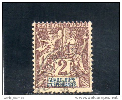 GUADELOUPE 1892 O - Oblitérés