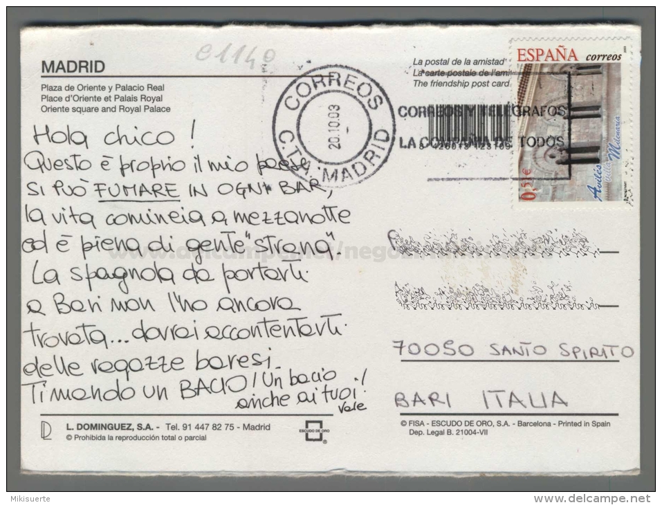 C1140 ESPANA Postal History 2003 AVILES VILLA MILENARIA 0.51 Euro (tur) - Covers & Documents
