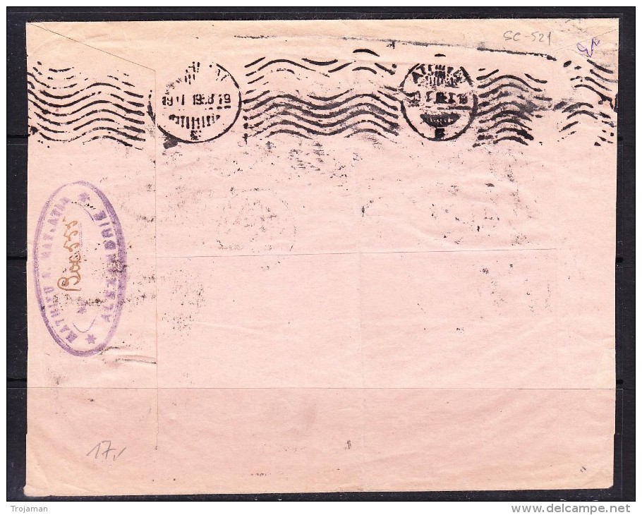 COVERS-3-21 AVIA LETTER FROM ALEKSANDRIA TO PRAHA. 18.01.1938. - Covers & Documents