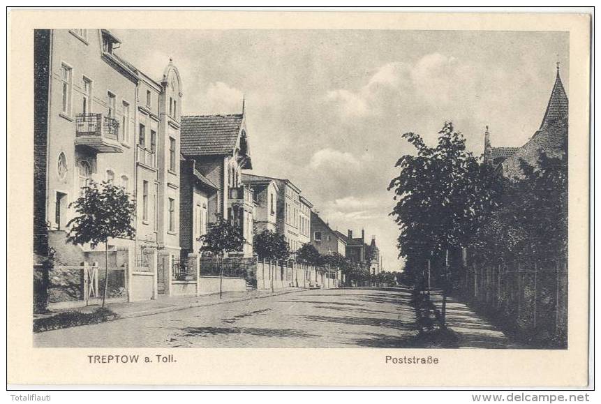 TREPTOW An Der Tollense Altentreptow Poststrasse TOP-Erhalt Verlag Gustav Keding Ungelaufen - Neubrandenburg