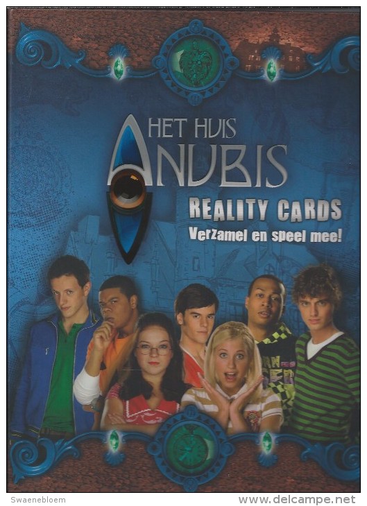 NL.- Het Huis Anubis. Reality Cards. Verzamel En Speel Mee. Met Alle 108 Kaarten. 14 Pag. Tekst. 6 Bladen Cards.14 Scans - Andere & Zonder Classificatie