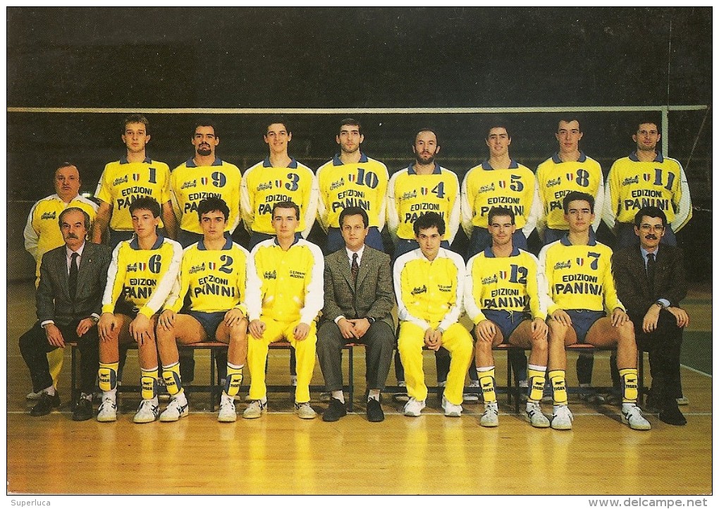 W-G.S. EDIZIONI PANINI-MODENA-CAMPIONE D ITALIA 1986-87 - Volleyball