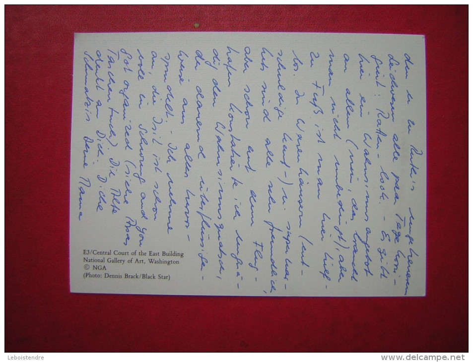 CPM  ETATS UNIS   E3 / CENTRAL COURT OF THE EAST BUILDING NATIONAL GALLERY OF ART WASHINGTON      VOYAGEE - Tacoma