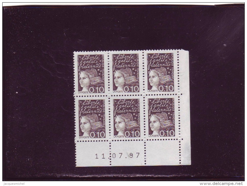 N° 3086 - 0,10F LUQUET - 1° Tirage - RGR 1 - Du 11.7 Au 21.7.97 - 1° Jour De L'émission Du Timbre - - 2000-2009