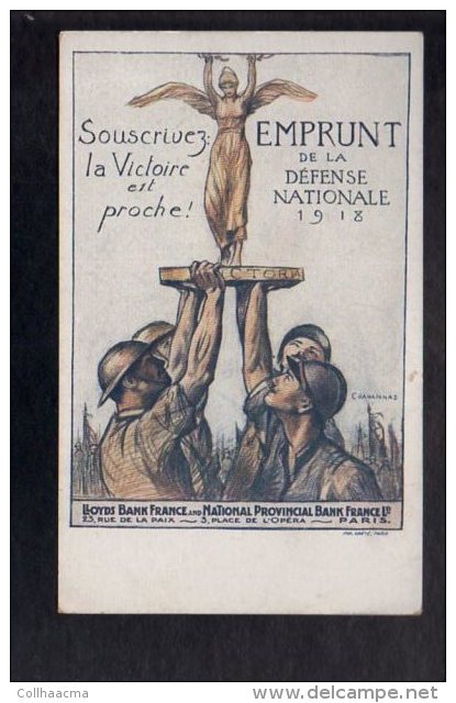 Illustrateur Dessin (C) Chavannaz  - Patriotisme / Souscrivez à L'Emprunt De La Défense Nationale 1918 - Autres & Non Classés