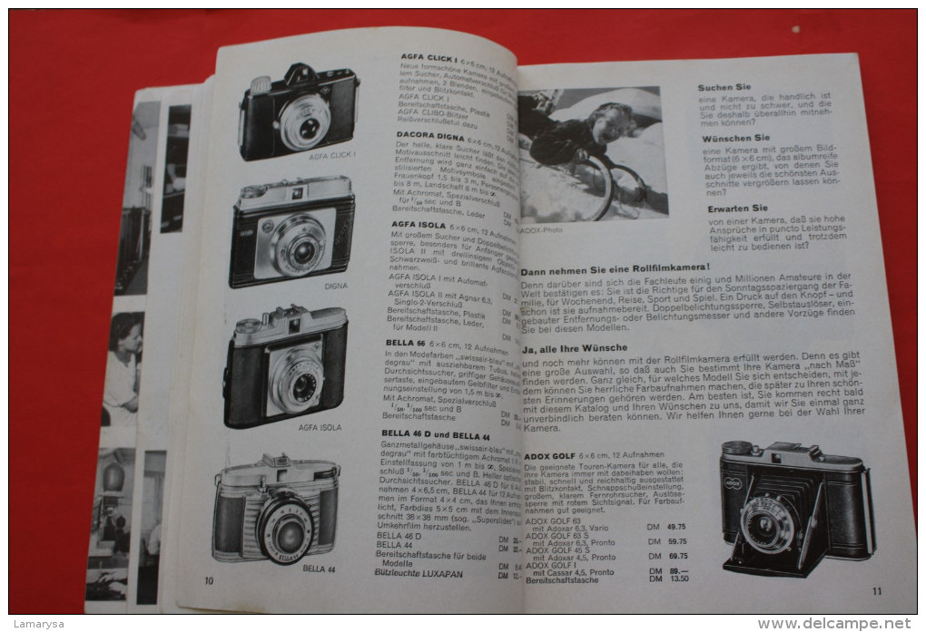 RARE PHOTOWELT 1958 CATALOGUE HEINRICH HOLZMAN PHOTO-GLOCK DEUTSCHLAND KINO/PROJECTION KAMERA ZEISS BRAUN ICON AGFA IKON