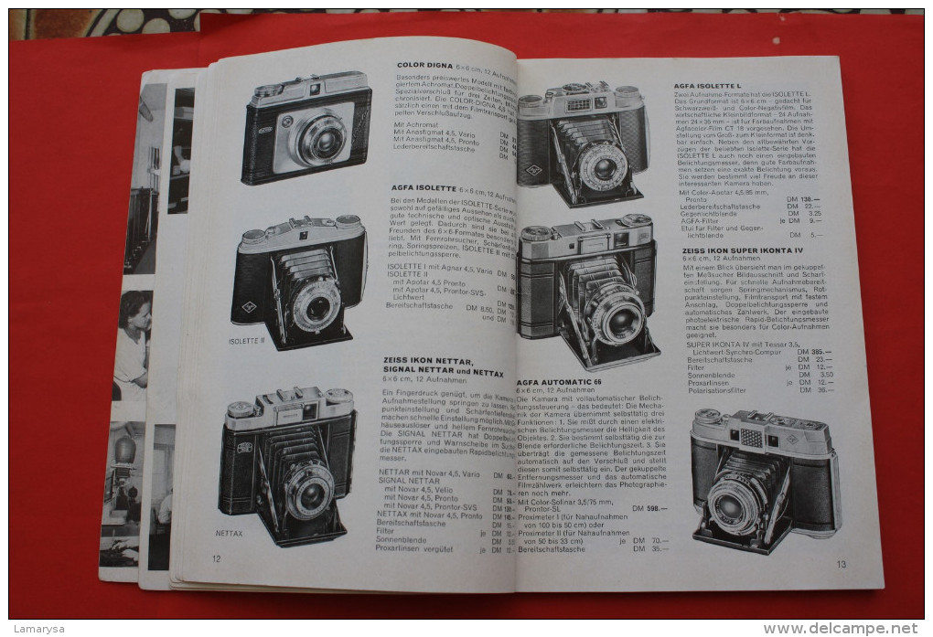 RARE PHOTOWELT 1958 CATALOGUE HEINRICH HOLZMAN PHOTO-GLOCK DEUTSCHLAND KINO/PROJECTION KAMERA ZEISS BRAUN ICON AGFA IKON