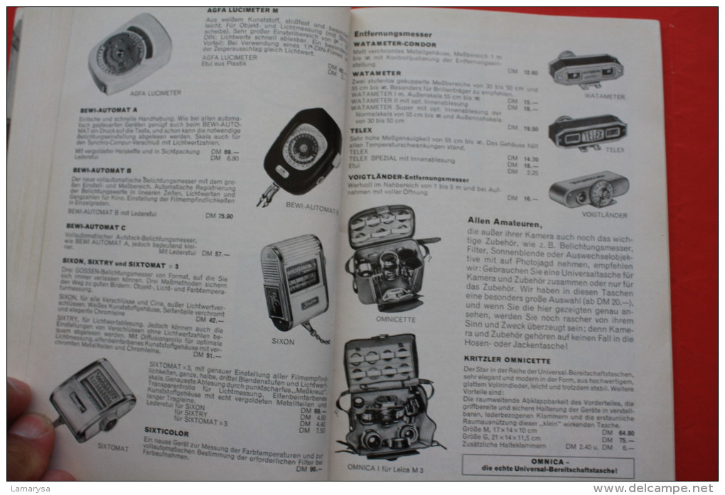 RARE PHOTOWELT 1958 CATALOGUE HEINRICH HOLZMAN PHOTO-GLOCK DEUTSCHLAND KINO/PROJECTION KAMERA ZEISS BRAUN ICON AGFA IKON