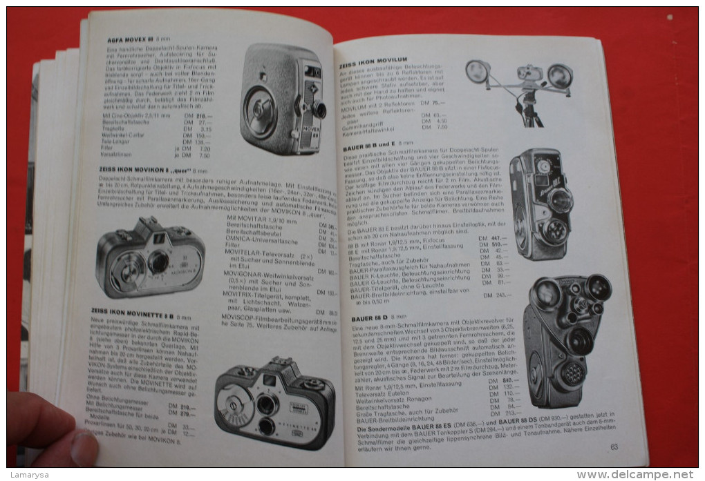 RARE PHOTOWELT 1958 CATALOGUE HEINRICH HOLZMAN PHOTO-GLOCK DEUTSCHLAND KINO/PROJECTION KAMERA ZEISS BRAUN ICON AGFA IKON