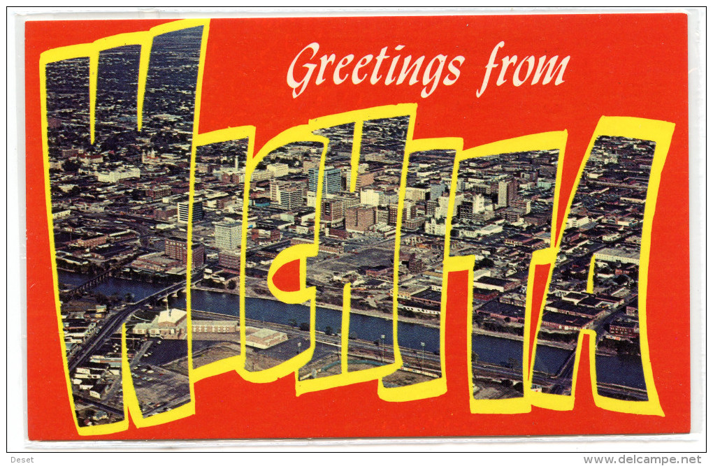 Wichita Old Postcard Unused Bb - Wichita