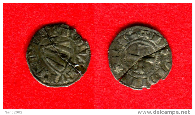 FRANCE - FEODALES - BOURGOGNE -  ROBERT II - DENIER - DIJON - MONNAIE FENDUE ET RECOLLEE - RARE - Autres & Non Classés