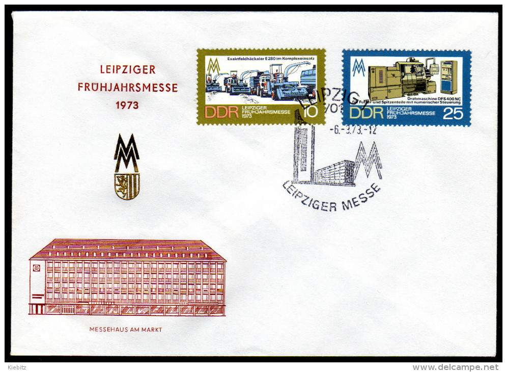 DDR 1973 - Leipziger Frühjahrsmesse - FDC - Landwirtschaft