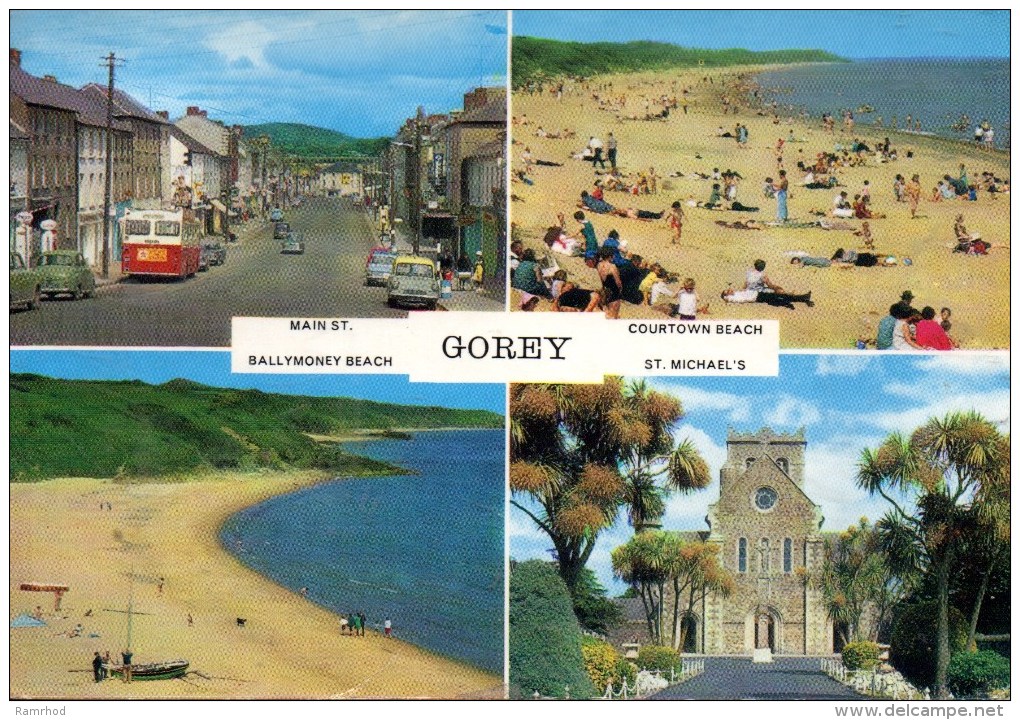 WEXFORD - Main St & Courtown Beach & St Michaels & Ballymoney Beach Gorey (Cardall) 1971 Used - Wexford