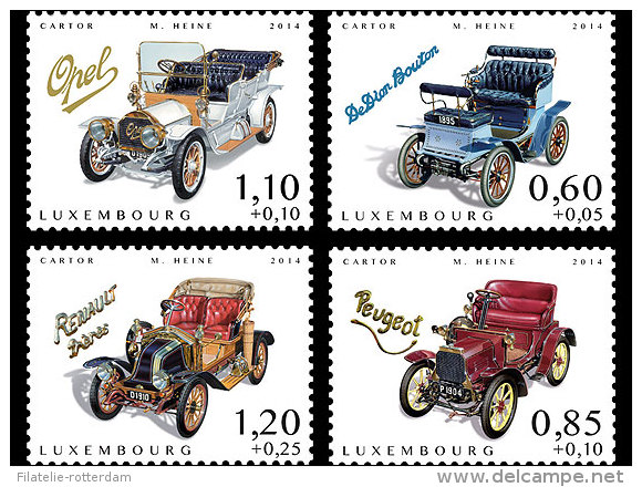 Luxemburg / Luxembourg - MNH / Postfris - Complete Set Oude Auto´s 2014 - Ungebraucht